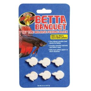 Blocs de nourrissage Banquet pour Bettas, paquet de 6 – Zoo-Med