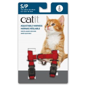 Harnais rouge pour Chat – Catit