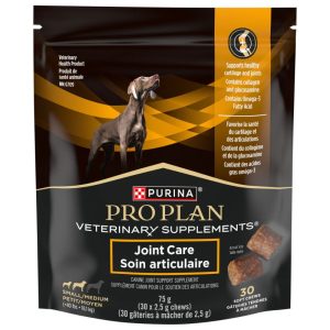 Gâteries Supplément Soin Articulaire pour Petits et Moyens Chiens , 75 g (30 gâteries) – Purina Pro Plan