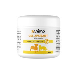 Gel Apaisant de Premiers Soins pour la Peau, Chiens et Chats – Zanimo