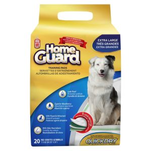 Serviettes d’entraînement Home Guard Dogit pour chien, Très Grand, paquet de 20