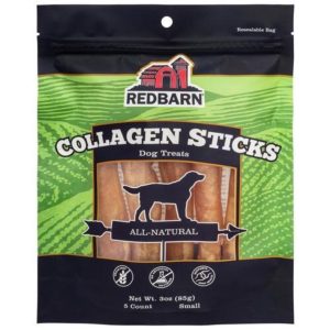 Petit Bâton de Collagène à mâcher pour Chien, Paquet de 5 – Redbarn