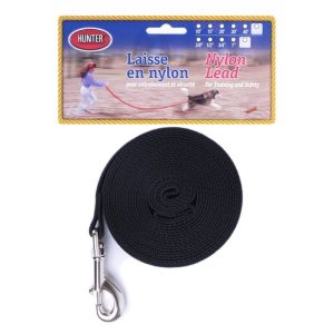 Laisse d’entraînement en nylon pour chien, 4.5m – Hunter