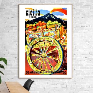 Affiche Sicilia – Italie
